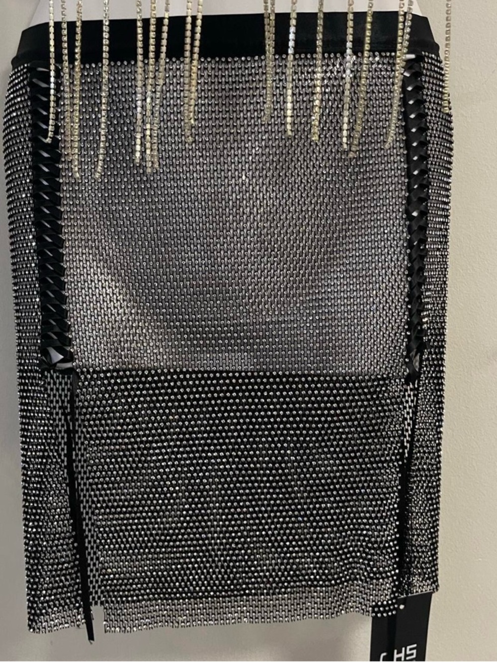 Mesh Rhinestone Mini Skirt ✨🖤 - Picture 6 of 8
